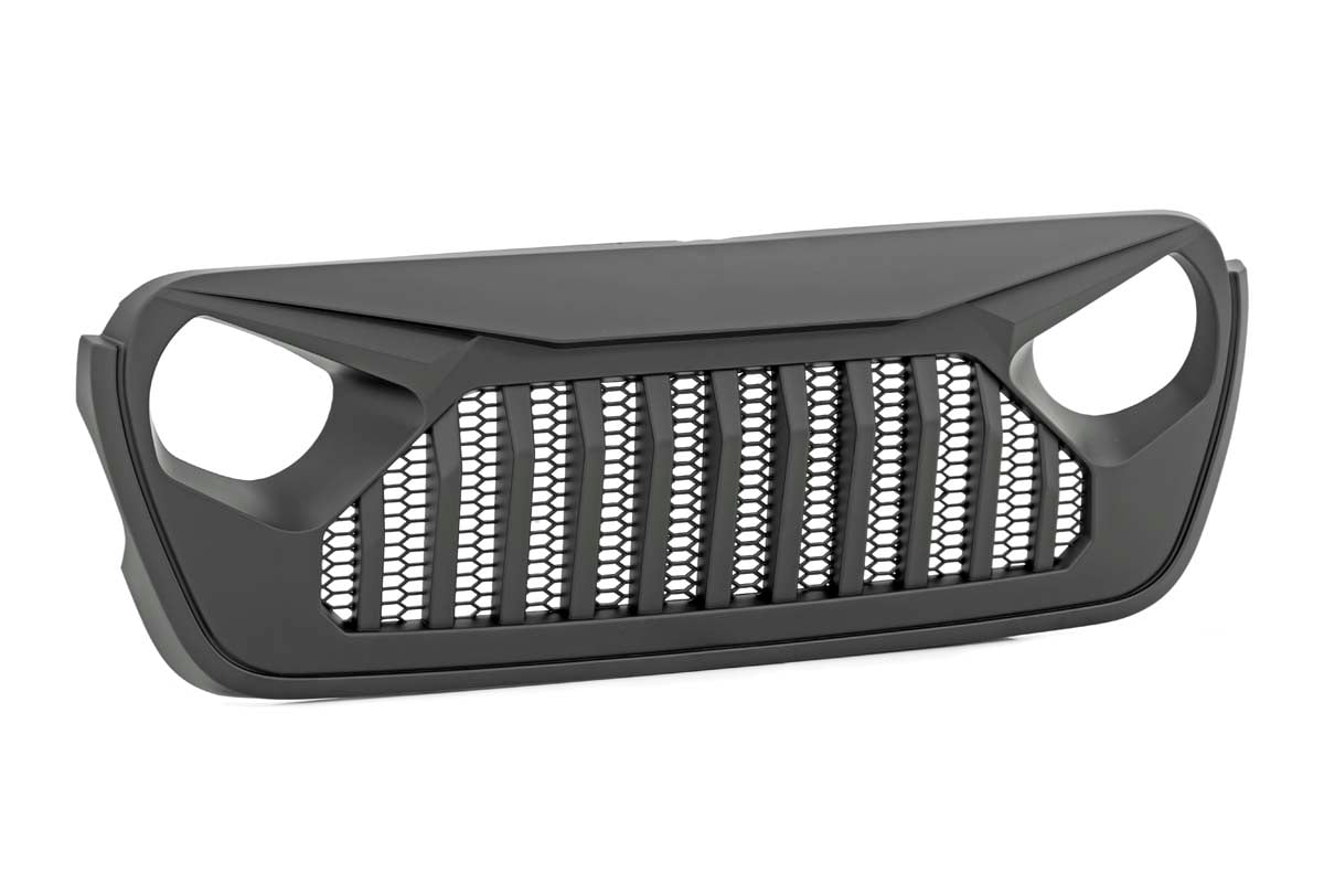 Jeep Gladiator Grille - Rough Country - Angry Eyes - Matte Black - '20-'23